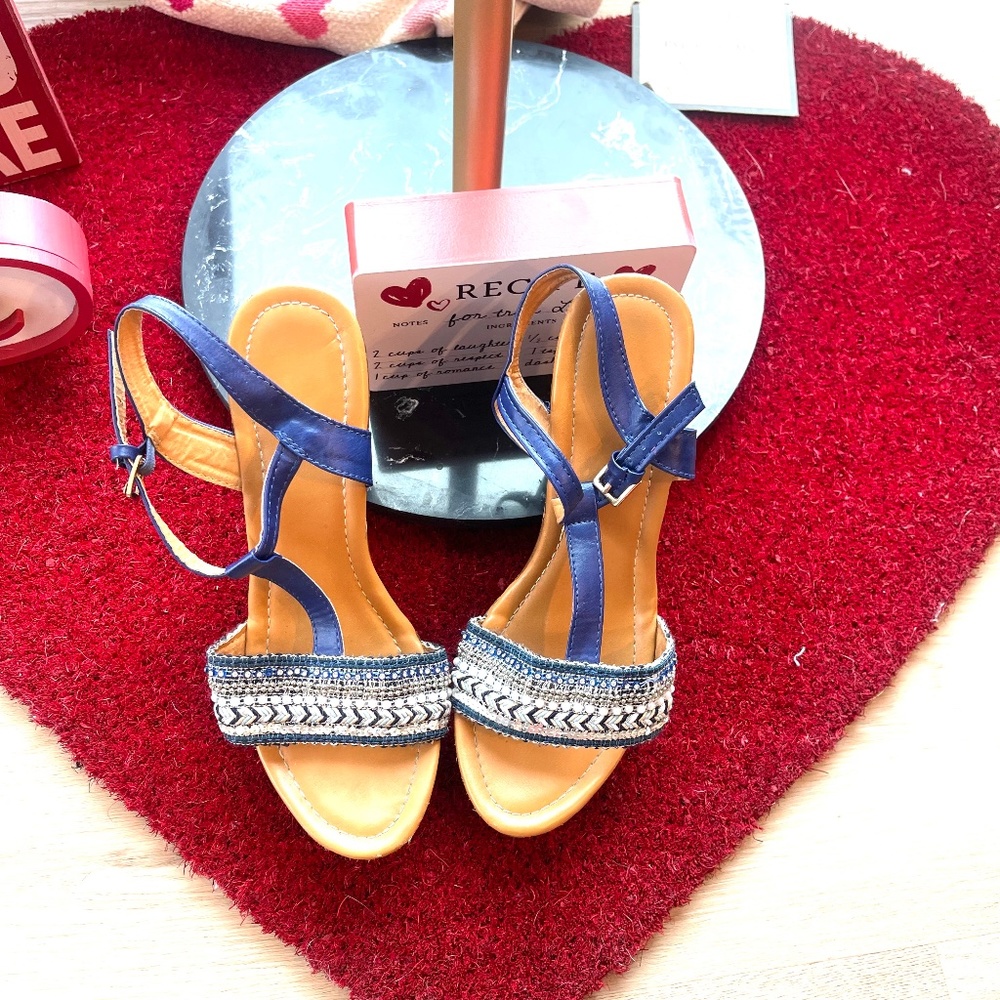 Rhinestone Shimmer Wedges By Forever